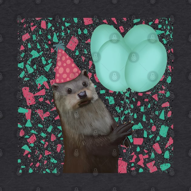 Cute Bday Otter by Suneldesigns